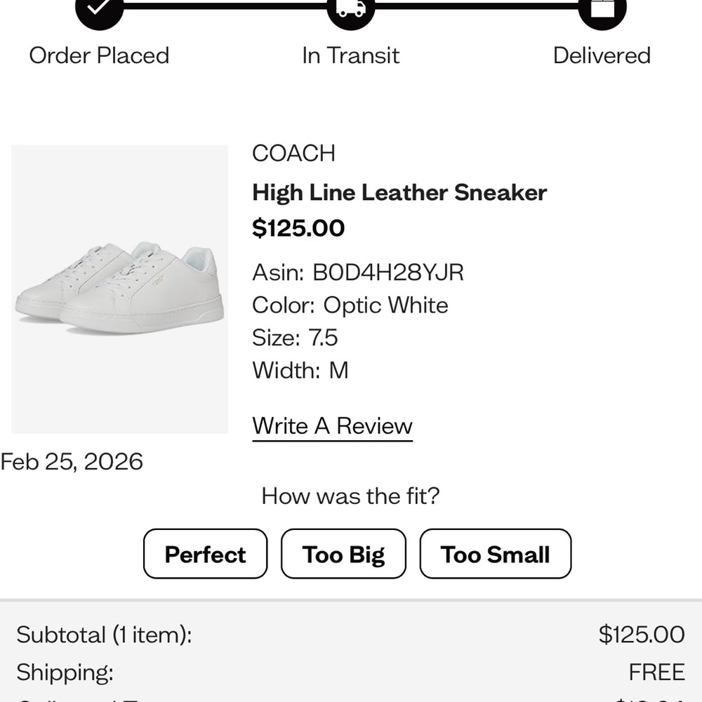 Coach White Mesh Sneakers - Picture 11 of 12